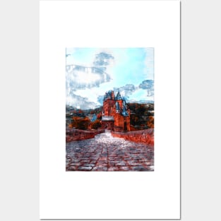 German Castle European. For Vintage Castle Lovers. Posters and Art